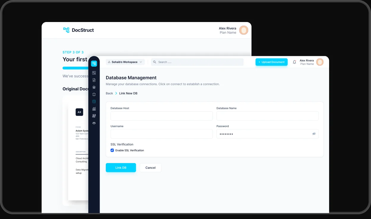AI platform — task management dashboard