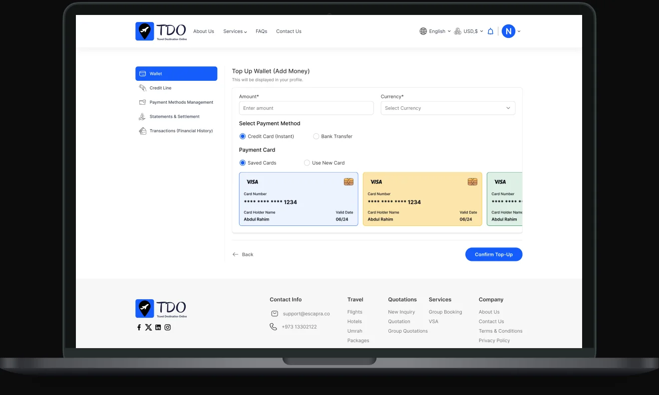 TDO B2B Platform — Use Cases