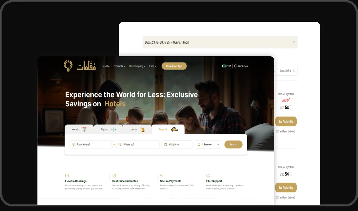 TDO Travel OS — Maqamat travel platform
